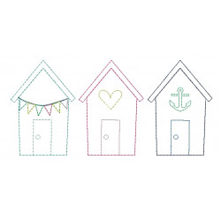 Stickdatei - Häuschen