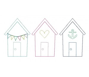 Stickdatei - Häuschen
