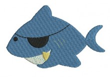 Stickdatei - Hai 