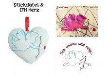ITH Herz & Stickdatei - Amor