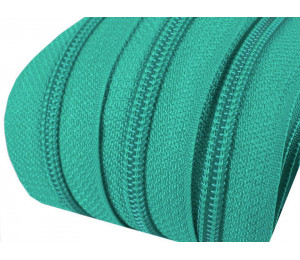 Endlos Reißverschluss 3mm smaragd mit 2 Schiebern