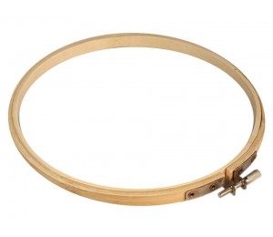 Stickrahmen rund aus Holz Ø19,7 cm