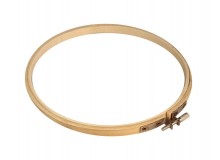 Stickrahmen rund aus Holz Ø15 cm