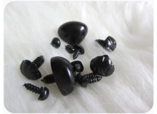 Kunststoff Nase - Set verschiedene Größen Teddy