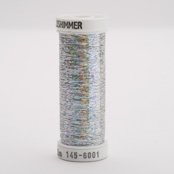  SULKY® HOLOSHIMMER, 225m Snap Spulen - Farbe 6001 Silver 