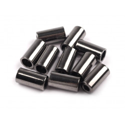 2 St. Metall Endstücke Kordelenden 8x15 mm