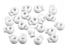 10 St. Kordelstopper weiß 15x19