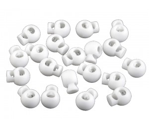 10 St. Kordelstopper weiß 15x19