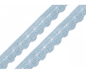 1m Klöppelspitze aus Baumwolle Breite 15 mm