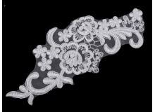 Spitzeneinsatz weiß 8x20 cm