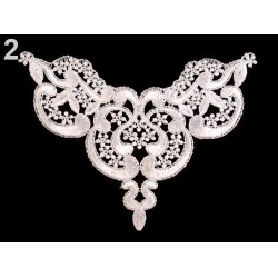 Spitzenapplikation / Spitzeneinsatz klein 