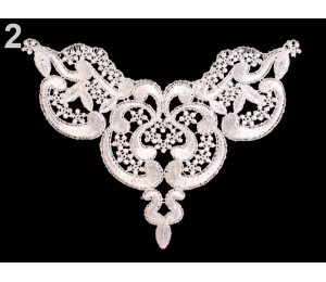 Spitzenapplikation / Spitzeneinsatz klein 