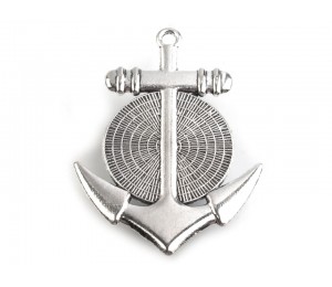 Anhänger Anker mit Cabochon