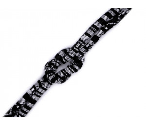 Ethno Kordel Schnur 6mm schwarz