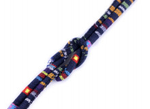 Ethno Kordel Schnur 6mm dunkelblau