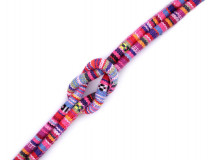 Ethno Kordel Schnur 6mm rosa