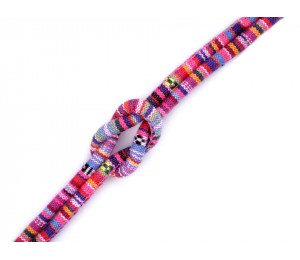 Ethno Kordel Schnur 6mm rosa