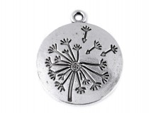 Anhänger Pusteblume silberfarben