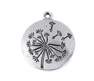Anhänger Pusteblume silberfarben