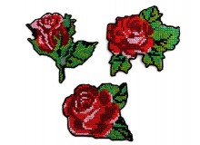 Aufbügler - Rose Kreuzstich