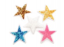 Aufbügler Stern mit Pailletten
