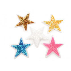 Aufbügler Stern mit Pailletten