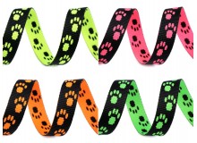 Gurtband Hundemotiv 15 mm