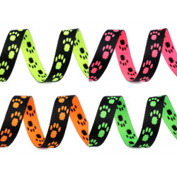 Gurtband Hundemotiv 15 mm