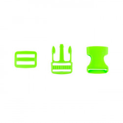 Taschenverschluss Schnalle mit Schieber 2,5 cm lime