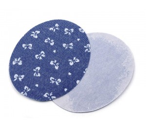 Aufbügler Aufnäher Bügelflicken Jeans Schleifchen