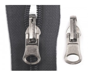 Schieber Zipper zu Spirale Reißverschlüssen 6 mm umklappbar