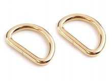 Halbring Breite 32 mm für Leder gold farben