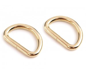 Halbring Breite 32 mm für Leder gold farben