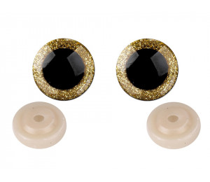 Sicherheitsaugen 25mm Gitzer türkis