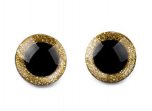 Sicherheitsaugen 25mm Gitzer gold 