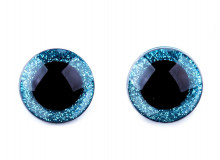 Sicherheitsaugen 25mm Gitzer türkis