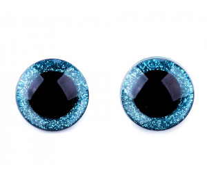 Sicherheitsaugen 25mm Gitzer türkis