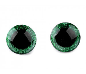 Sicherheitsaugen 25mm Gitzer grün