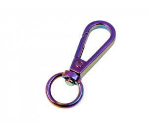 Karabiner Metall 49 mm Regenbogen 