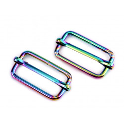 Schieber für Tragbänder Breite 26 mm Regenbogen