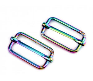 Schieber für Tragbänder Breite 26 mm Regenbogen