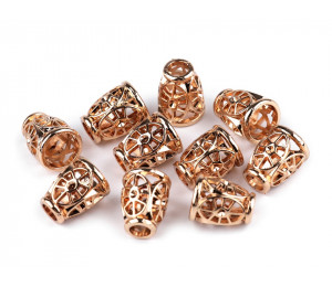 2 St. Metall Endstücke Kordelenden Ornamente