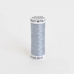 SULKY® POLY STAR 30, 265m Snap Spulen - Farbe 0519 Light Sky Blue with Silver Sparkle 