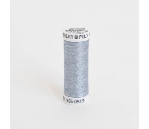 SULKY® POLY STAR 30, 265m Snap Spulen - Farbe 0519 Light Sky Blue with Silver Sparkle 