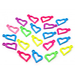 Anhänger aus Metall 11x20 mm Herz