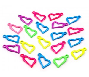 Anhänger aus Metall 11x20 mm Herz