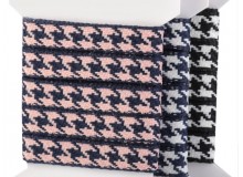 Borte Webband Hahnentritt Breite 10 mm