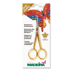 Madeira Stickschere gebogene Spitze 9476