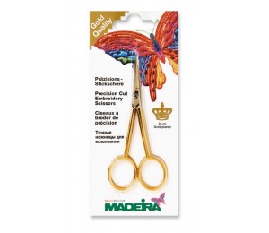 Madeira Stickschere gebogene Spitze 9476