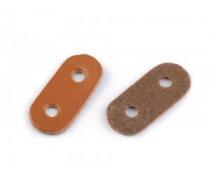 Kordelstopper aus Eko Leder 16x34 mm 